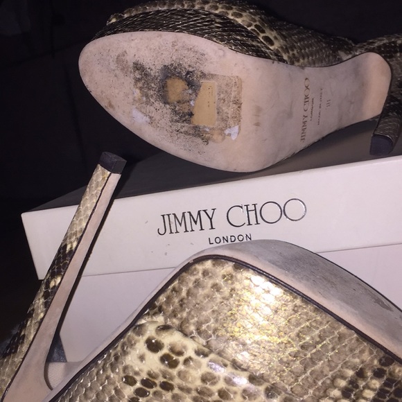 EUC Jimmy Choo Python Pumps - Picture 4 of 6